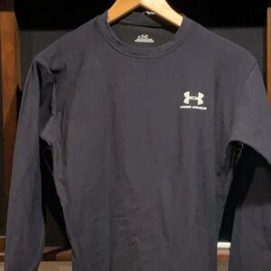 Under Armour Black Long Sleeve Performance Tee